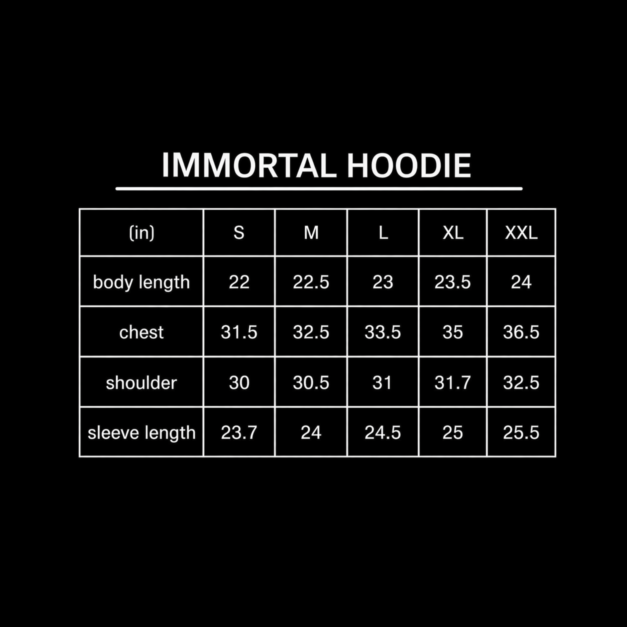 IMMORTAL HOODIE
