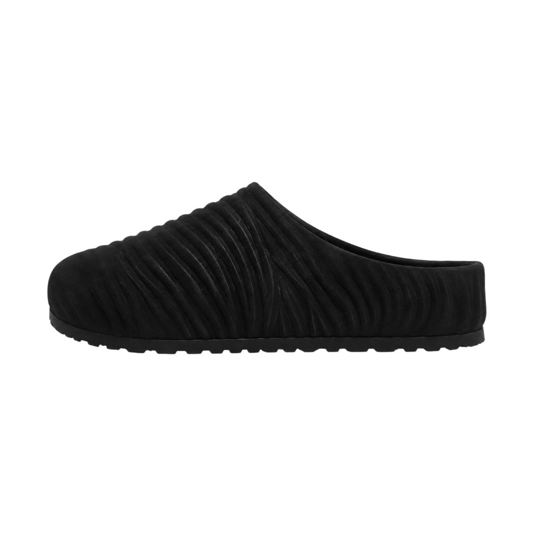 SUEDE COWSKIN SLIPPERS