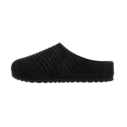 SUEDE COWSKIN SLIPPERS