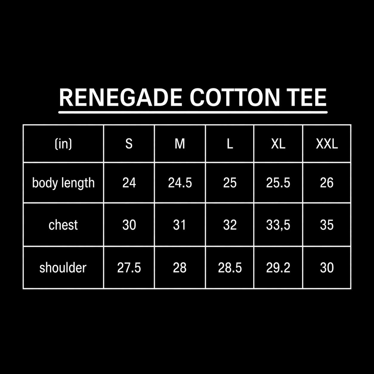 RENEGADE TEE