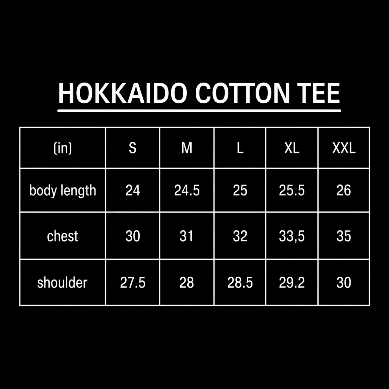 HOKKAIDO TEE