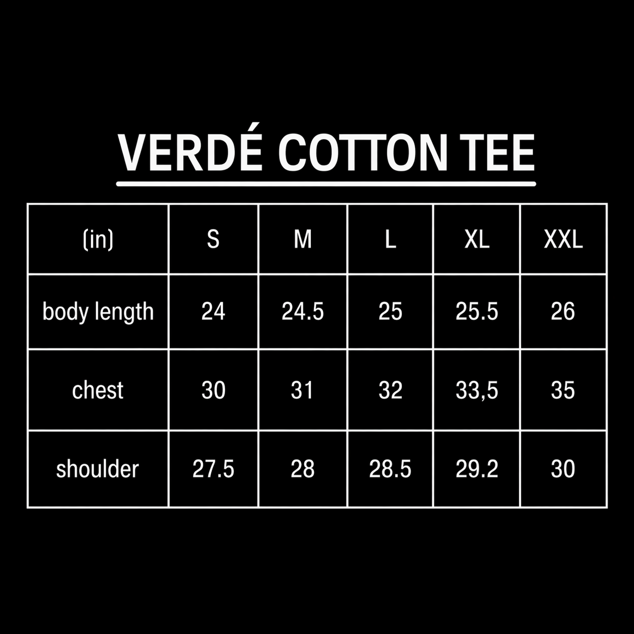VERDÉ TEE